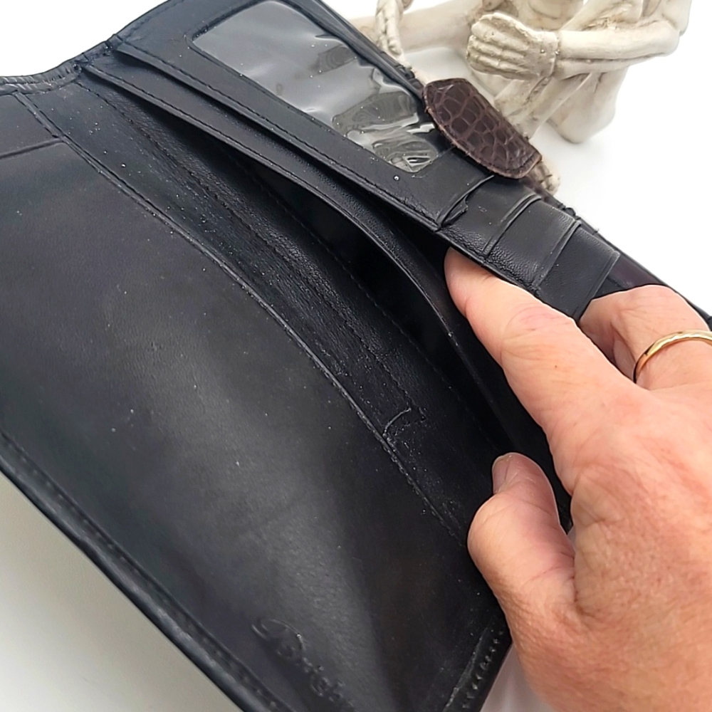 BRIGHTON Snap Wallet Clutch Possible Crossbody (no strap) - Picture 5 of 5
